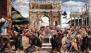 BOTTICELLI, Sandro The Punishment of Korah oil painting reproduction